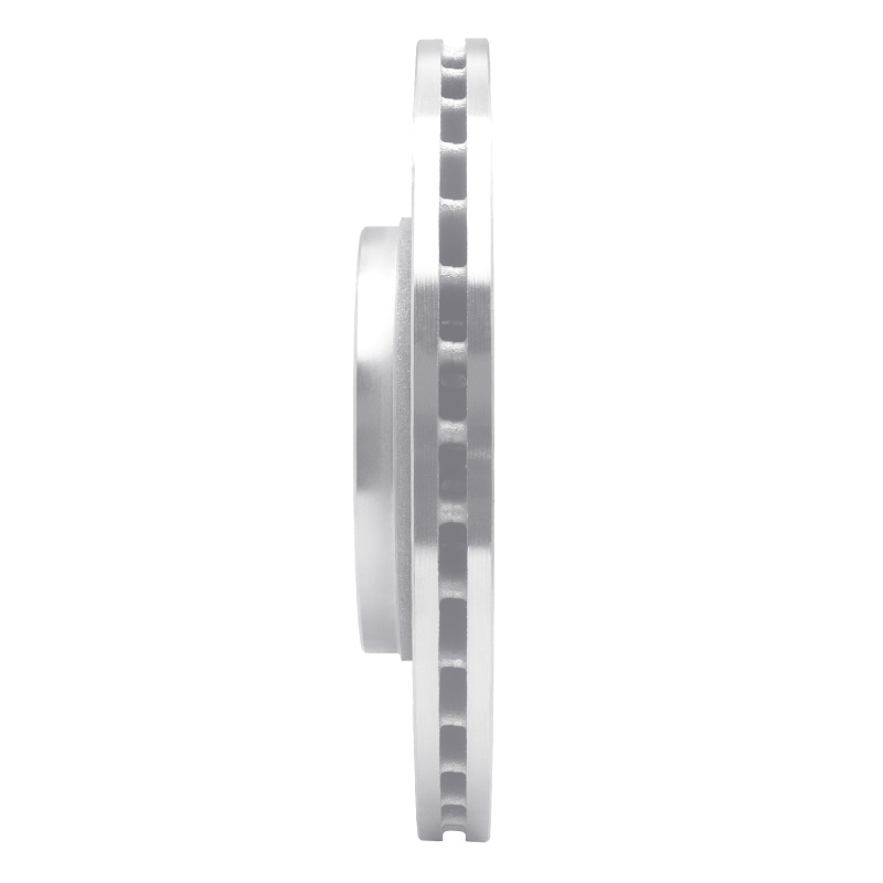 Nissan Kicks Brake Rotor (1) - Front Left - R1 Concepts - Drilled & Slotted - Silver - `20-`25